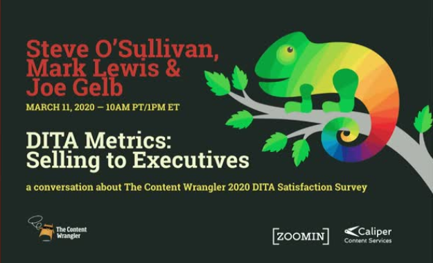DITA Metrics Selling to Executives - Announcement